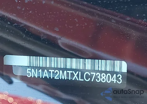 2020 Nissan Rogue Sl Fwd z USA, uszkodzony, nr VIN 5N1AT2MTXLC738043